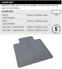 Chair Mat Specifications